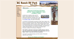 Desktop Screenshot of bcranchrvpark.com